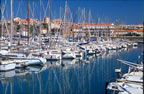 The port of Narbonne-Plage, Aude. (116kb)